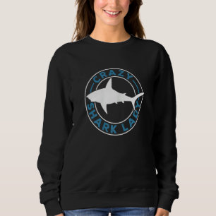 Dames Crazy Shark Lady Mariene Biologie Haai Trui
