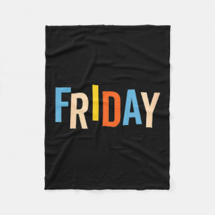 Dames Dag Van De Week Easy Groep Halloween Kostuum Fleece Deken