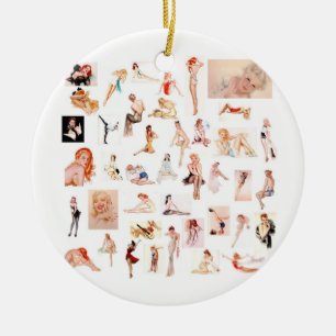 Dames dames! Keramische ornament