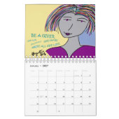 DAMES DE CALENDRIER DE COULEUR - AUCUNES LIMITES (Jan 2027)