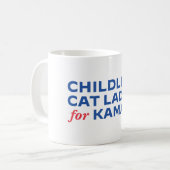 Dames de chats sans enfants pour Harris Mug (Devant gauche)