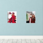 Dames de Noël Art déco rétro (Parquet)