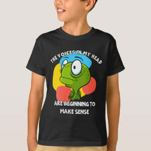 Dames De Stemmen In Hoofd Grappige Humor Citaat T-shirt