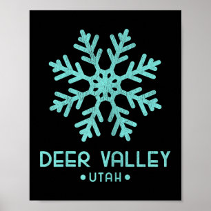 Dames Deer Valley Utah Skien Poster