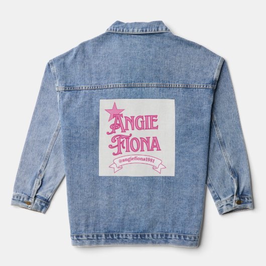 Dames Denim Jasje Jacket (Achterkant)