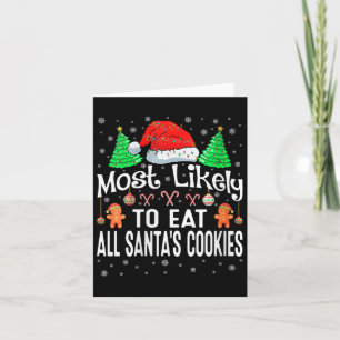 Dames die het meest waarschijnlijk alle kerstkoekj kaart