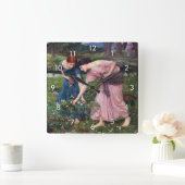 Dames die Rozen schoppen, John William Waterhouse Vierkante Klok (Huis)