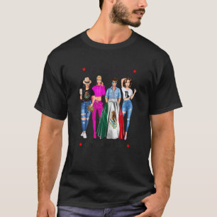 Dames Dierenriem Mexicaanse Koningin Steenbok Vibe T-shirt