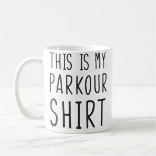Dames Dit Is Mijn Parkour T-shirt Funny Parkour Koffiemok