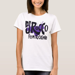 Dames DJ Rocco From Rockland Logo Zwart T-shirt