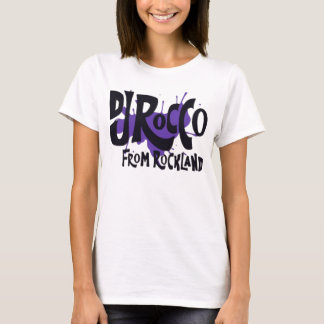 Dames DJ Rocco From Rockland Logo Zwart T-shirt