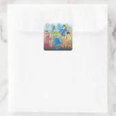 Dames du Dragon Mah Jongg Autocollants (Sac)