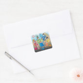 Dames du Dragon Mah Jongg Autocollants (Enveloppe)