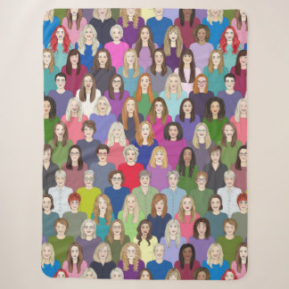 Dames en feministen sherpa deken