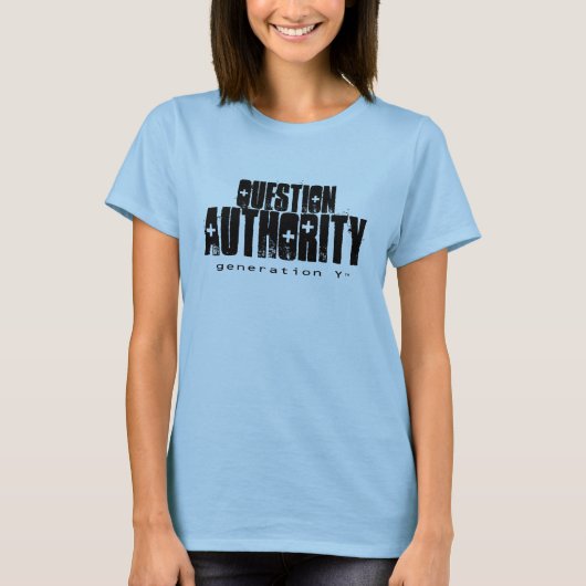 Dames en heren, autoriteit II Shirt (Voorkant)