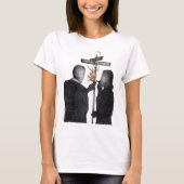 Dames en heren Bogie en Bacall Big Sleep T-shirt (Voorkant)