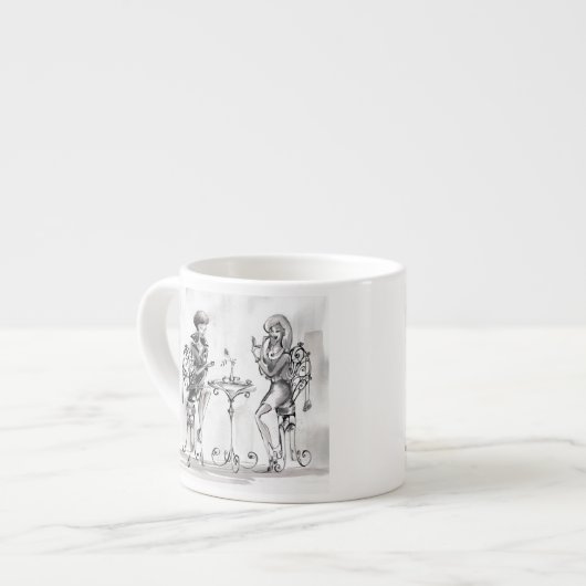 Dames Espresso Kop (Voorkant links)