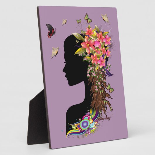 Dames Fantasy Mode Fotoplaat (Zijkant)