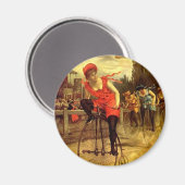DAMES  FIETSRACE FIETSRACE MAGNEET (Voorkant / Achterkant)