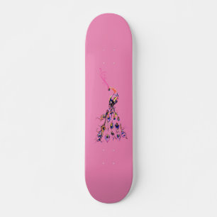 Dames & Filles Skateboard Coloured Peacock
