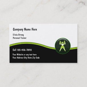 Dames fitness Visitekaartjes