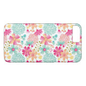 Dames Floral Apple iPhone 8 Plus Hoesje Protector (Achterkant (Horizontaal))