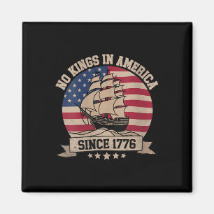 Dames Geen Koningen In Amerika Sinds 1776 Vintage Magneet