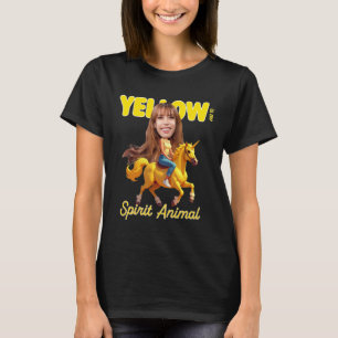 Dames Gele Is Mijn Spirituele Dier T-Shirt