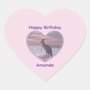 Dames genaamd Amanda, Hart Sticker