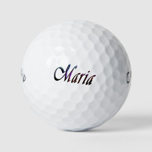 Dames genaamd Maria, Golfballen (Voorkant)