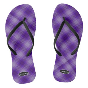 Dames geruite teenslippers HAMbWG Kind Teenslipper