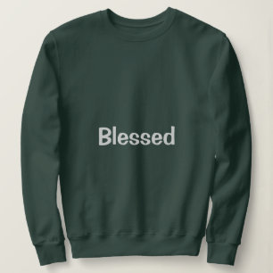 Dames gezegend basic sweatshirt