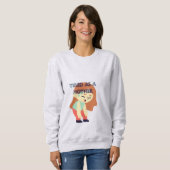 "Dames Gezellig Sweatshirt – Zachte Casual Pullove (Voorkant volledig)