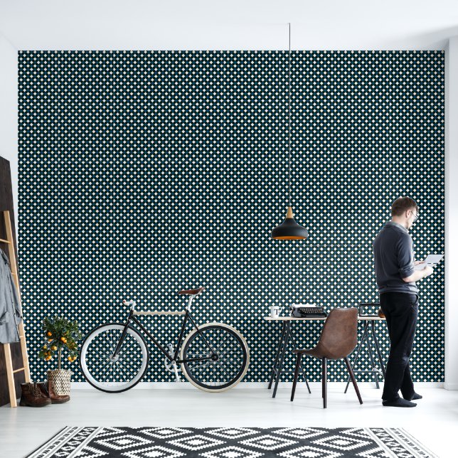 Dames Gingham Zomer Schattig   Behang (Woonkamer)