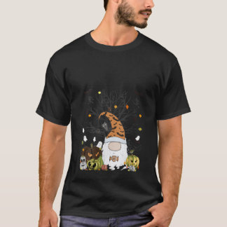 Dames Gnome Pompoen Monsters T-shirt Vleermuizen G