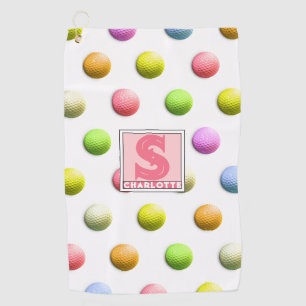 Dames Golf Geborduurde Golf Handdoek