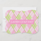 Dames Golf journée corporative invitation (Dos)