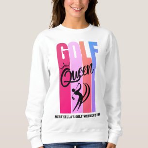 Dames GOLF KONINGIN Aangepaste Naam Trui