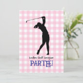 Dames Golf League Célébration 5x7 Invitation (Debout devant)