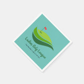 Dames Golf League Party Servet (Hoek)