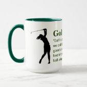 Dames Golf Mug (Gauche)
