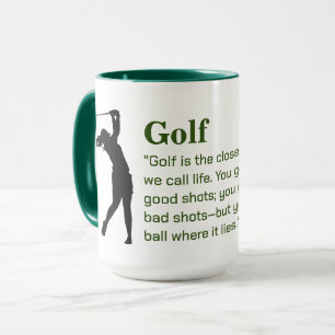 Dames Golf Quote Mok