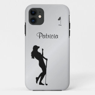 Dames Golfer Personal iPhone 11 Hoesje