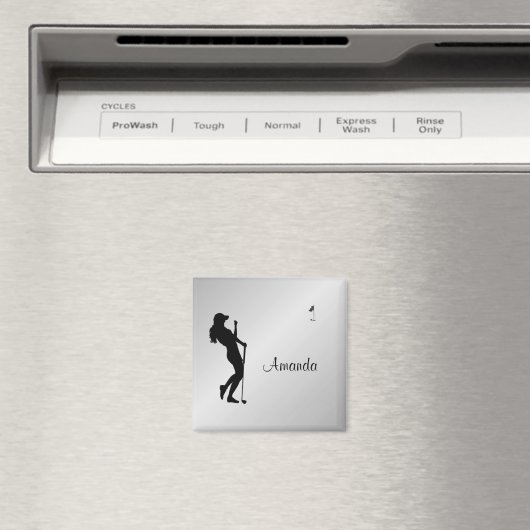 Dames Golfer Personal Magneet (Insitu (Vaatwasser))