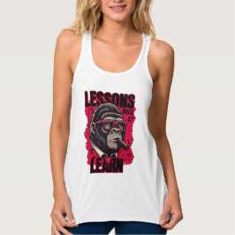 Dames Gorilla Baas Lessen Leren Tank Top