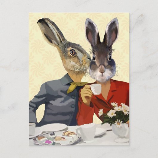 Dames Gossiping 2 Briefkaart (Voorkant)