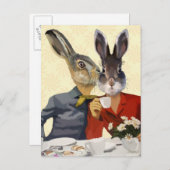 Dames Gossiping Briefkaart (Voorkant / Achterkant)