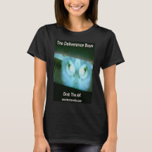 Dames "Grab The AK" zwarte t-shirt.