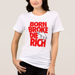 Dames Graphic Tee Bella+Canvas Tri-blend Shirt