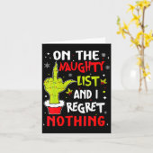 Dames Grappig Op De Lijst Van Stout En Ik Heb Spij Kaart (Gele Bloem)